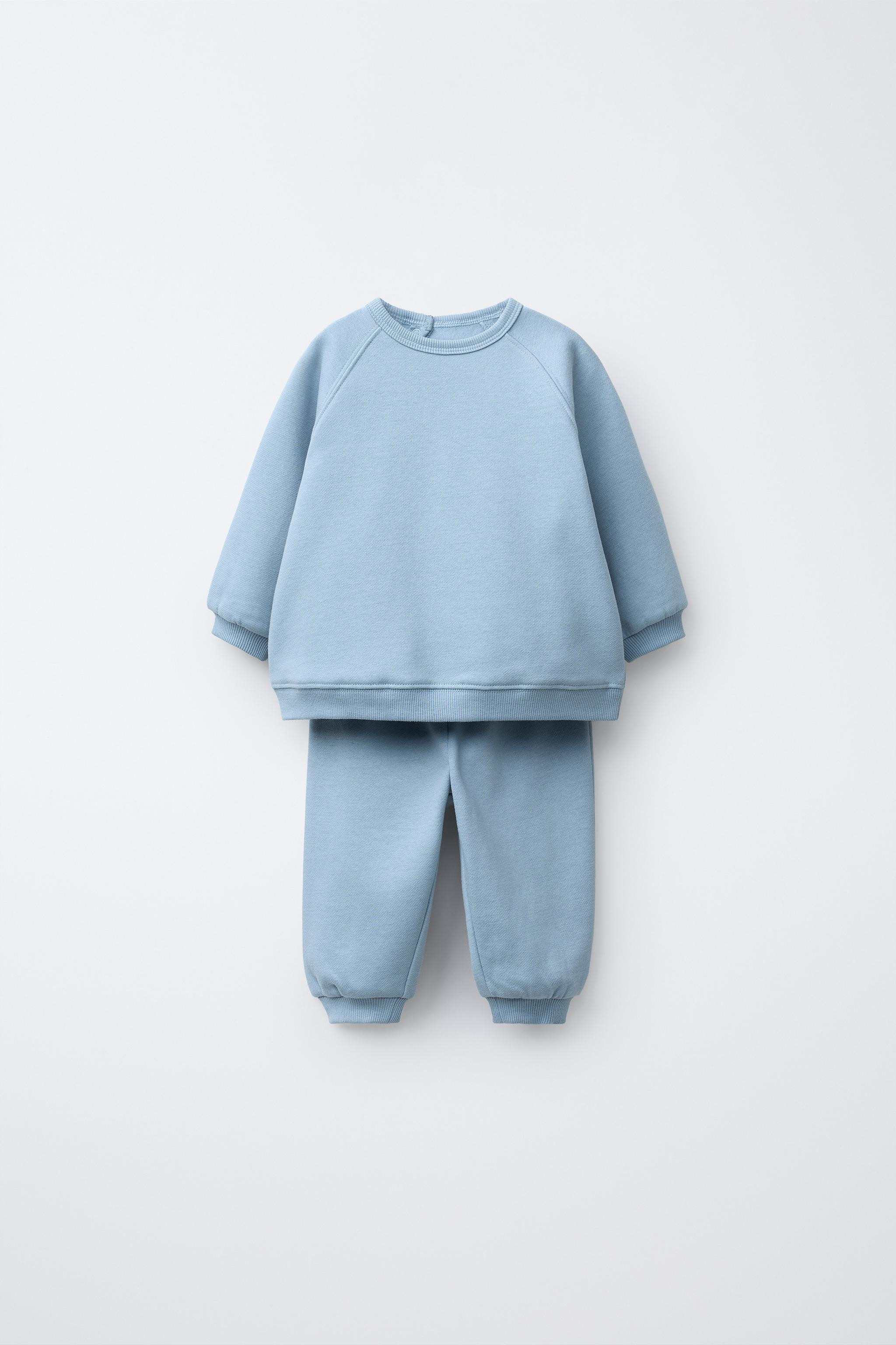 BASIC SWEATSHIRT AND JOGGER PANTS SET | Zara US