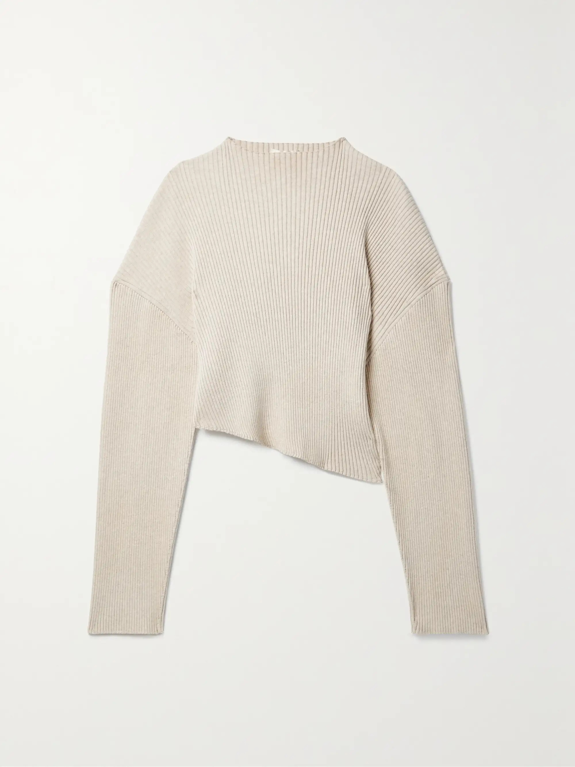 Danana asymmetric ribbed cotton sweater | NET-A-PORTER (UK & EU)