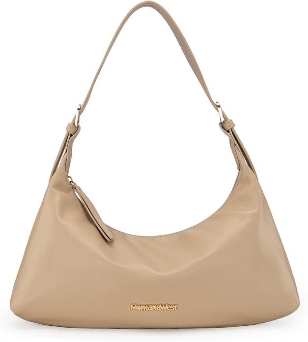 Montana West MEDIUM Shoulder Purses for Women Crescent Hobo Bags Trendy Purses | Amazon (US)