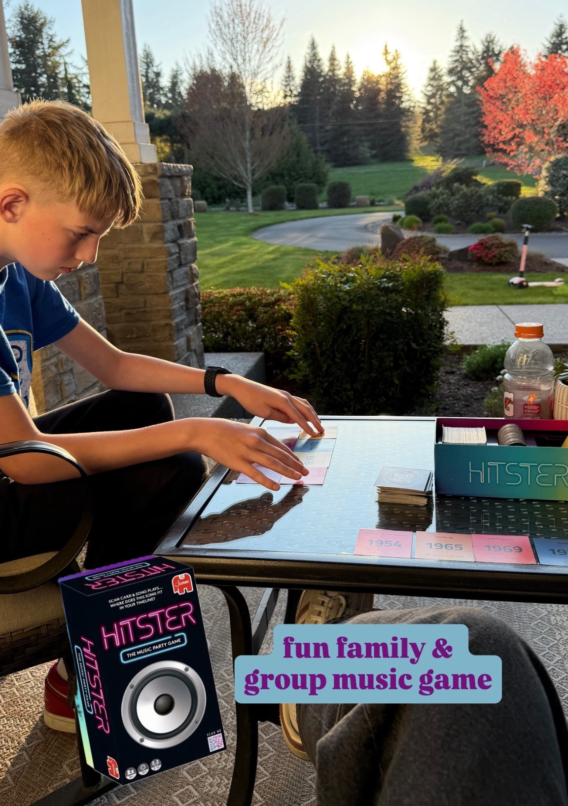 This one is SUCH a hit for family or group game nights 🙌🏼 You scan the card, listen to the song, and try to place it in the right spot on your timeline. iIt’s easy to learn but surprisingly competitive 😂 Perfect for mixed ages, groups, and anyone who loves music. We’ve been playing it nonstop! 

#LTKOver40 #LTKHome #LTKTravel