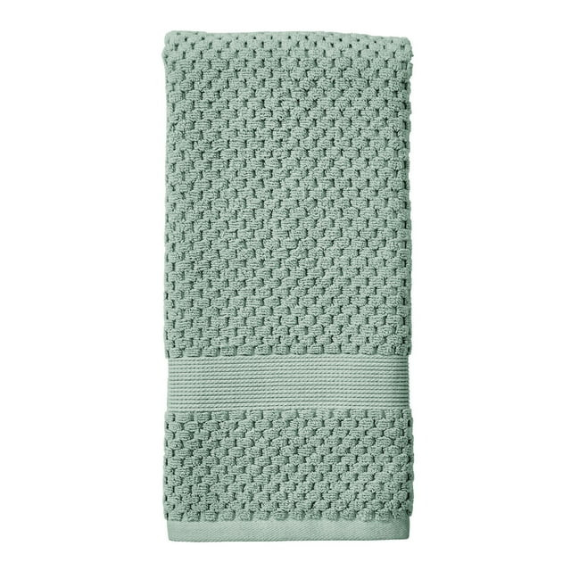 Better Homes & Gardens Signature Soft Popcorn Texture Hand Towel, Green River | Walmart (US)