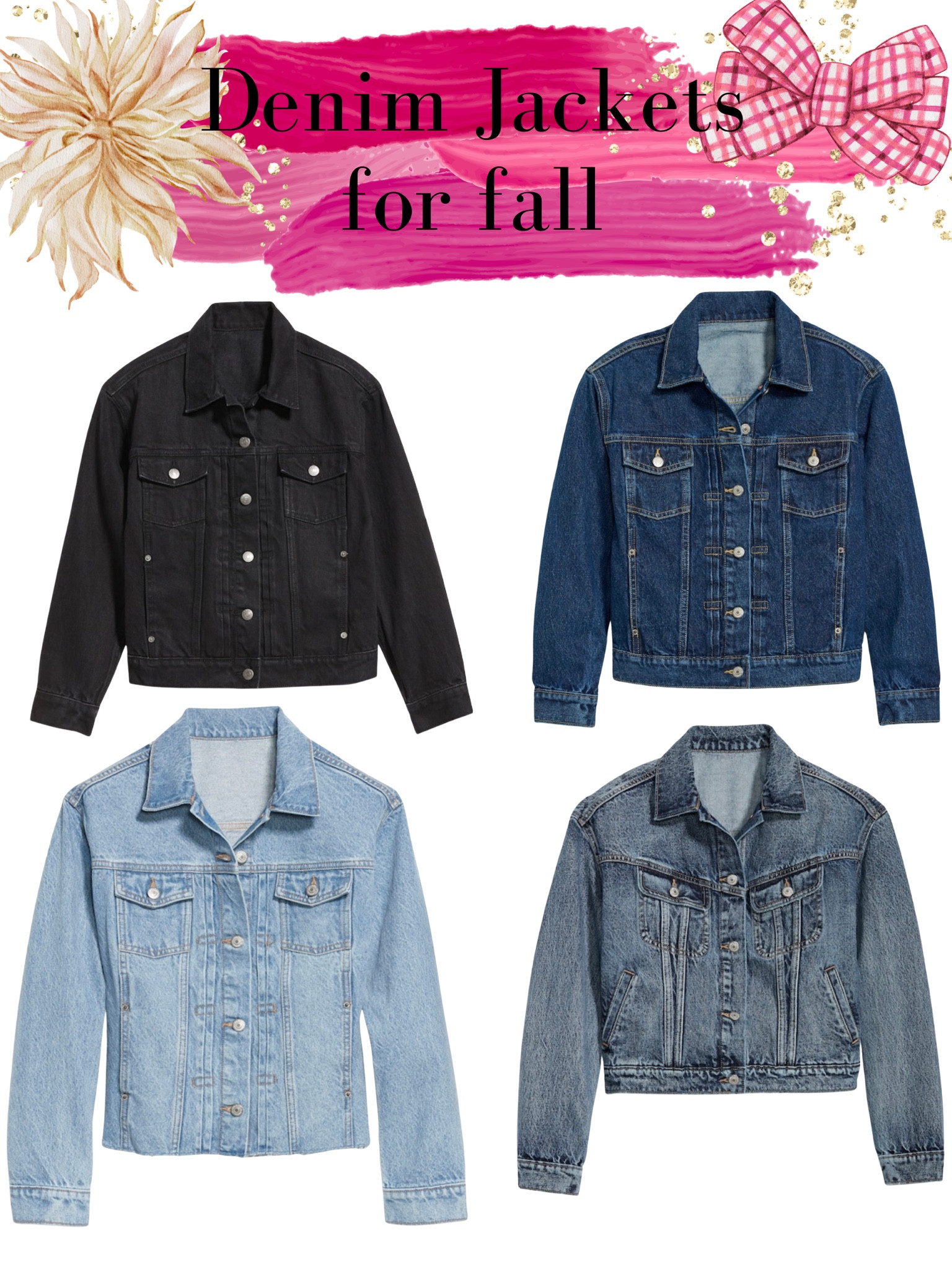 Womnes denim jacket for fall denim jackets old navy jean jacket 

#LTKSeasonal #LTKunder100 #LTKstyletip