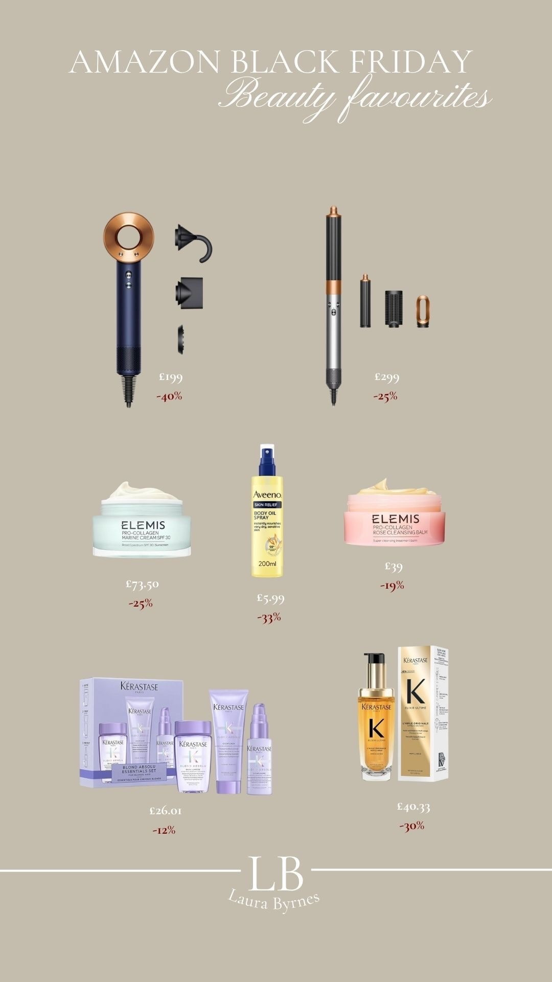 Amazon Black Friday Beauty Faves 

Beauty Essentials, Dyson Air-wrap, Dyson Hair Drier, Haircare, Elemis, Skincare, Moisturiser 

#LTKuk #LTKgiftguide #LTKCyberWeek