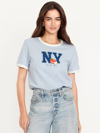 EveryWear Graphic Ringer T-Shirt | Old Navy (US)