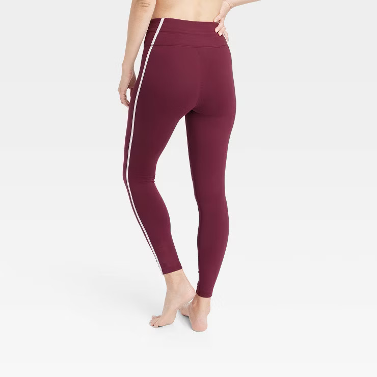Women's Simplicity High-Rise Striped Leggings - All in Motion™ | Target