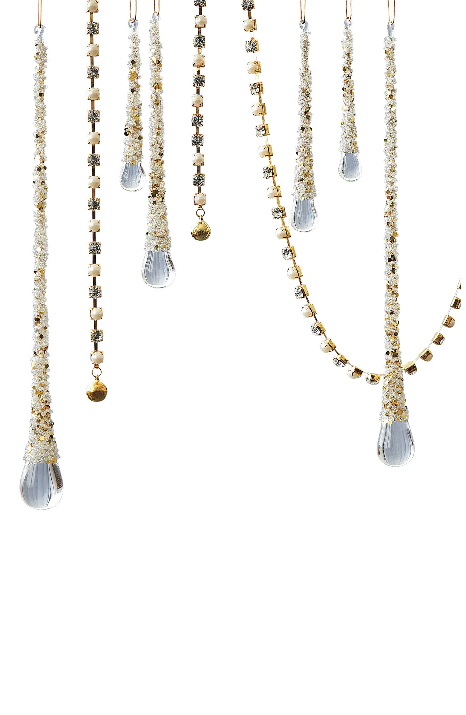 Balsam Hill Icy Teardrops Set of 6 Ornaments | Nordstrom | Nordstrom