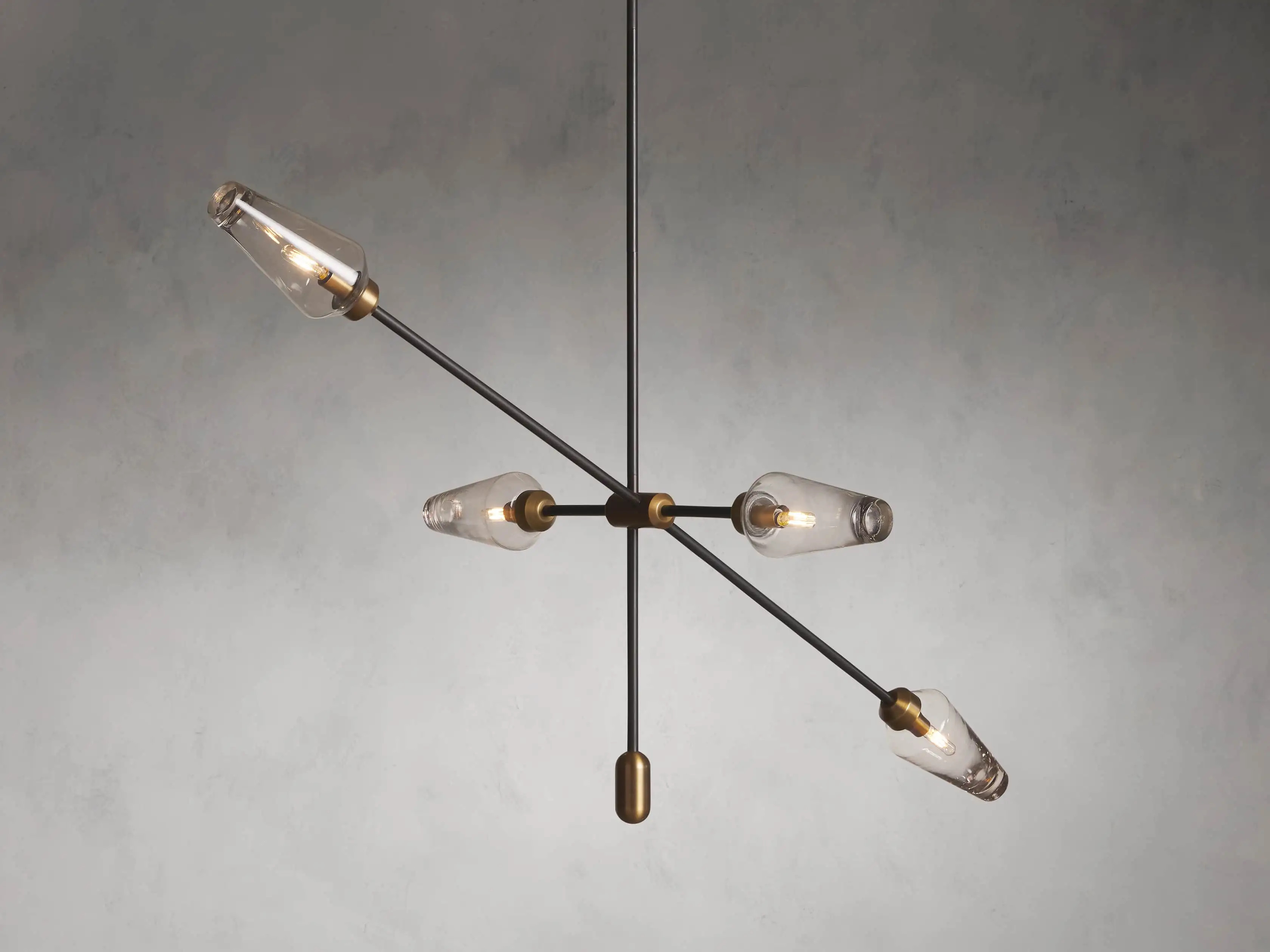 Arrow Bronze Chandelier | Arhaus