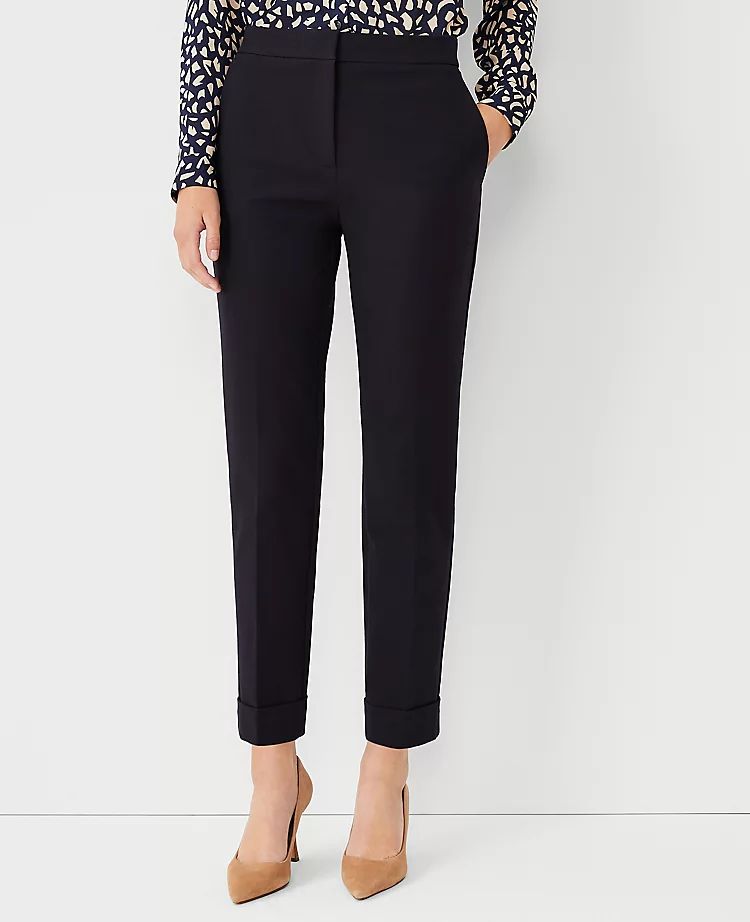 The Petite High Rise Ankle Pant | Ann Taylor (US)