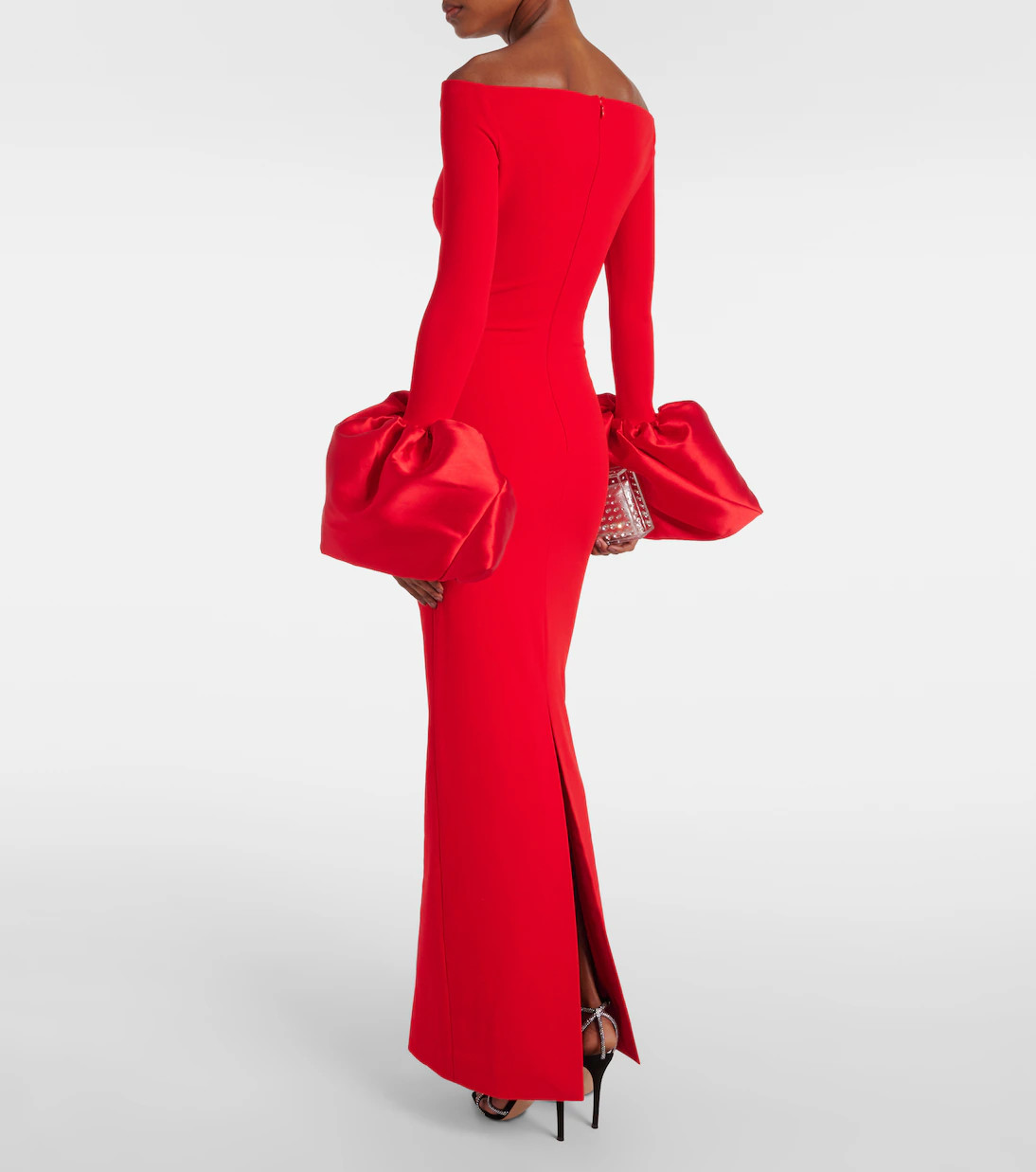 Talia off-shoulder crêpe gown | Mytheresa (UK)