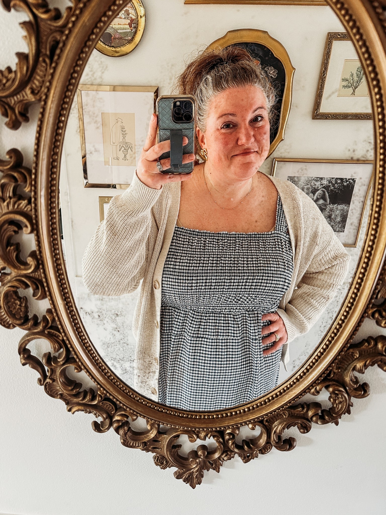 Obsessed with this blue gingham maxi dress for spring!

#LTKOver40 #LTKSaleAlert #LTKMidsize