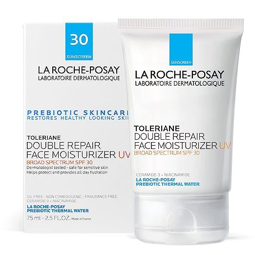La Roche-Posay Toleriane Double Repair UV SPF Moisturizer for Face, Daily Facial Moisturizer with... | Amazon (US)