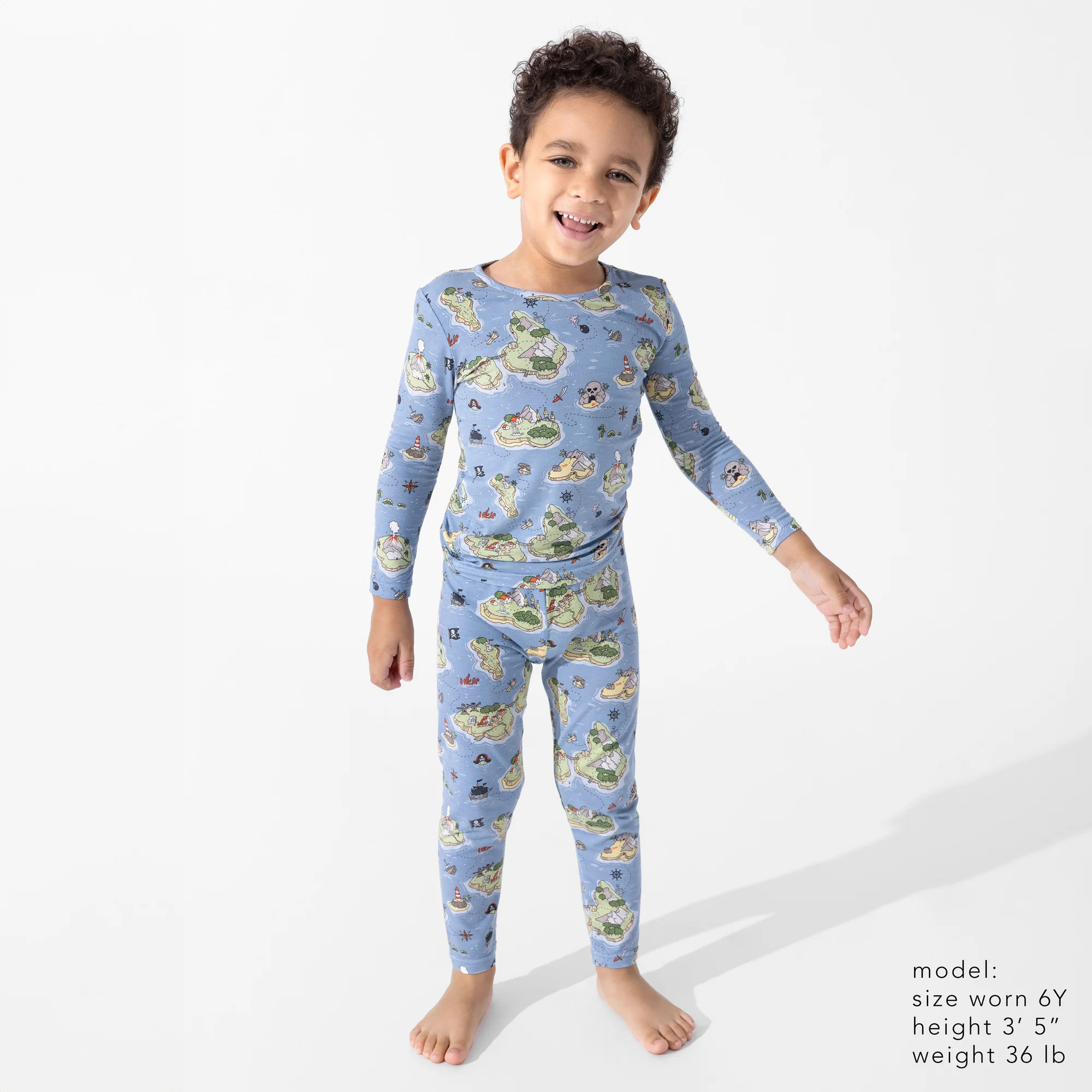 Pirate Cove Bamboo Kids Pajamas | Bellabu Bear