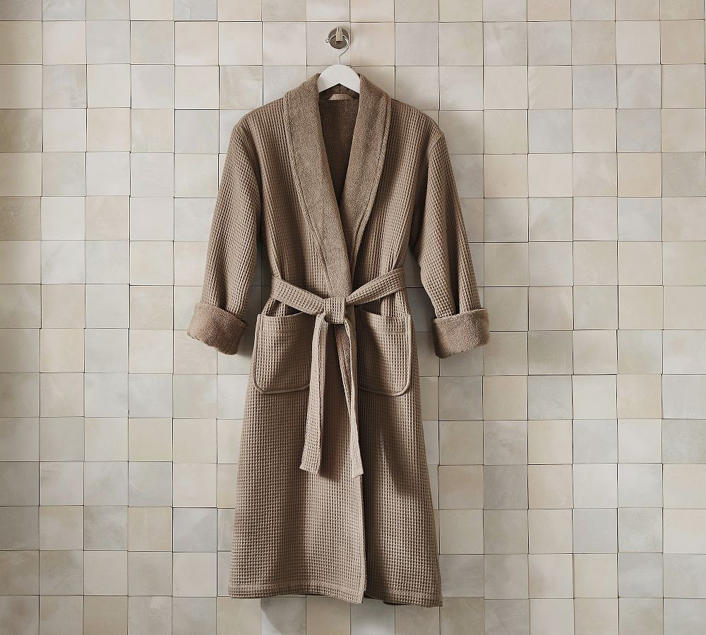 Waffle Weave Resort Robe | Pottery Barn (US)