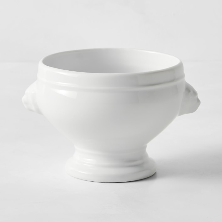 Apilco Lion's Head Porcelain Soup Bowl | Williams-Sonoma