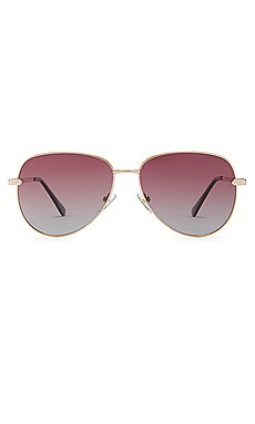dime optics After Party Sunglasses in Gold & Polarized Brown Gradient from Revolve.com | Revolve Clothing (Global)