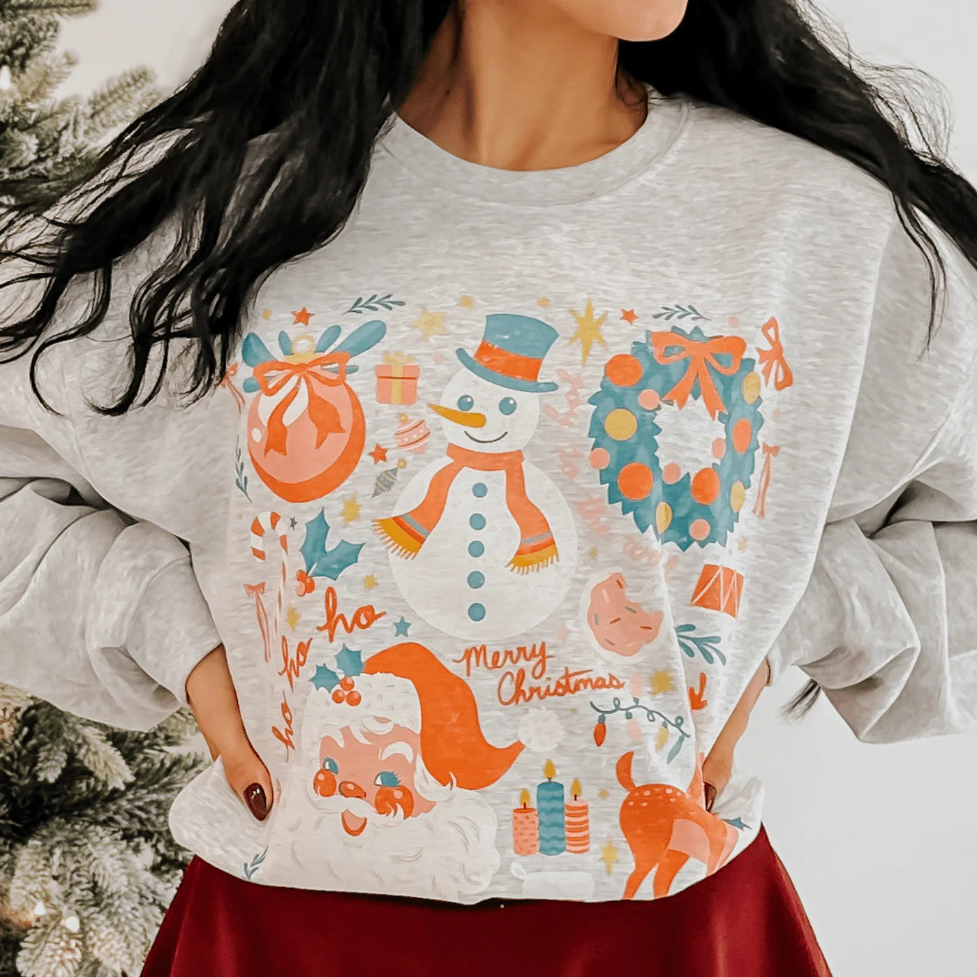 Vintage Christmas Sweatshirt | Mountain Moverz