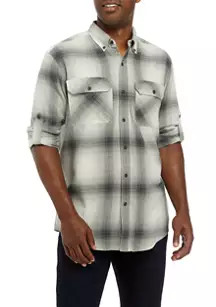 Men's Long Sleeve Flannel Shirt | Belk