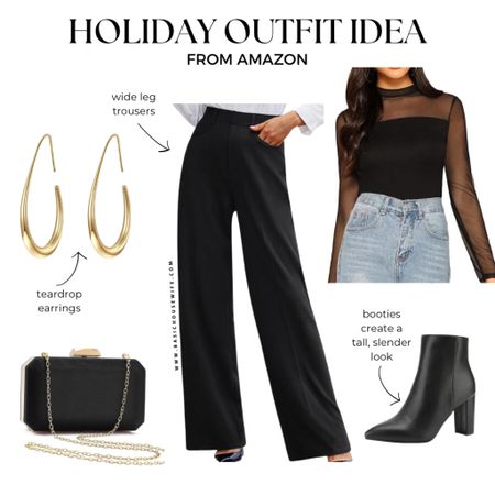 Looking for the perfect holiday party outfit? This sleek and sexy all black holiday outfit is a must-have for any Christmas party, holiday party, or formal family event!

For more holiday outfits, check out my feed for more outfit inspiration!

#outfitinspiration #holidayoutfit #holidayparty #christmasparty #amazonfasion #amazonoutfits

#LTKstyletip #LTKSeasonal #LTKHoliday