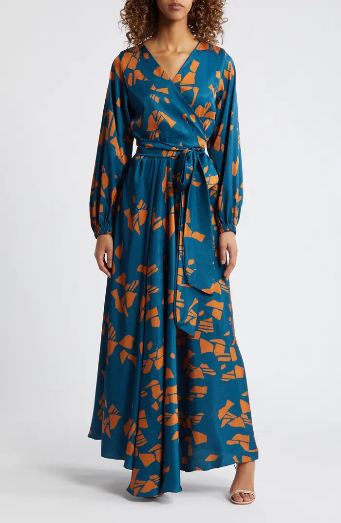 DIARRABLU Marieme Long Sleeve Wrap Dress | Nordstrom | Nordstrom