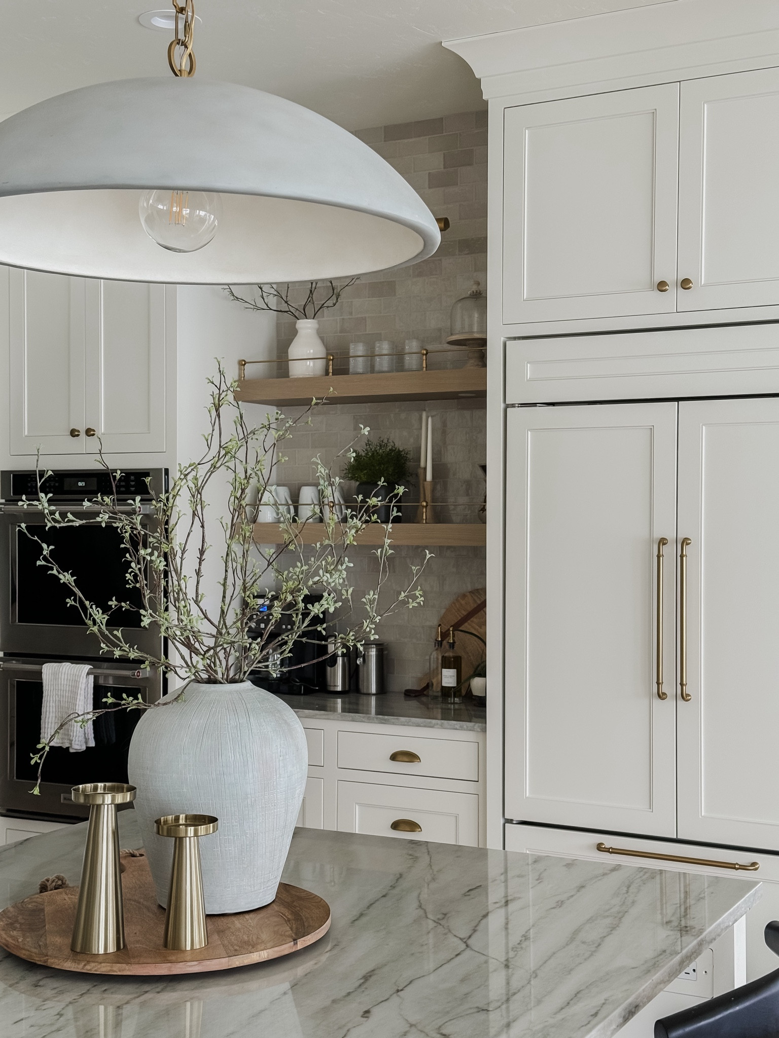 Neutral winter kitchen styling!

#LTKSeasonal #LTKhome