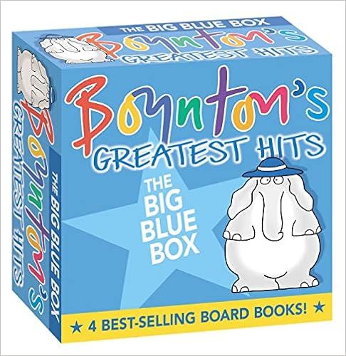 Boynton's Greatest Hits The Big Blue Box: Moo, Baa, La La La!; A to Z; Doggies; Blue Hat, Green H... | Amazon (US)