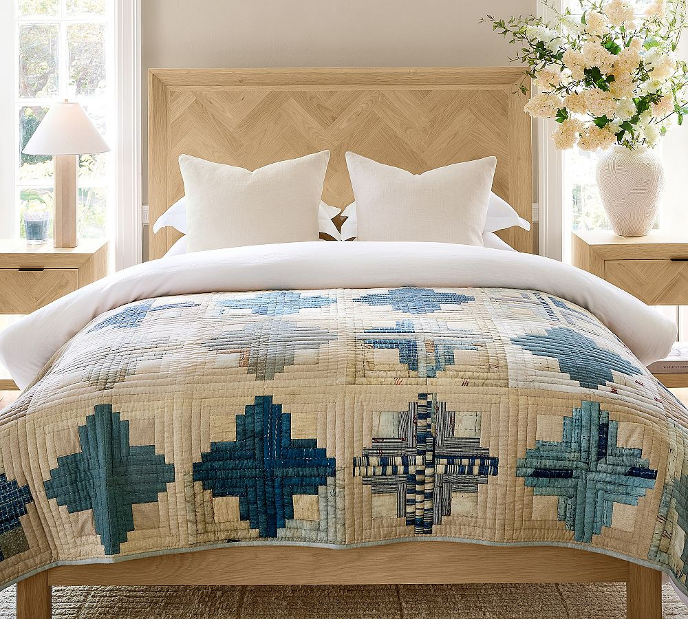 Kellen Patchwork Quilt | Pottery Barn (US)
