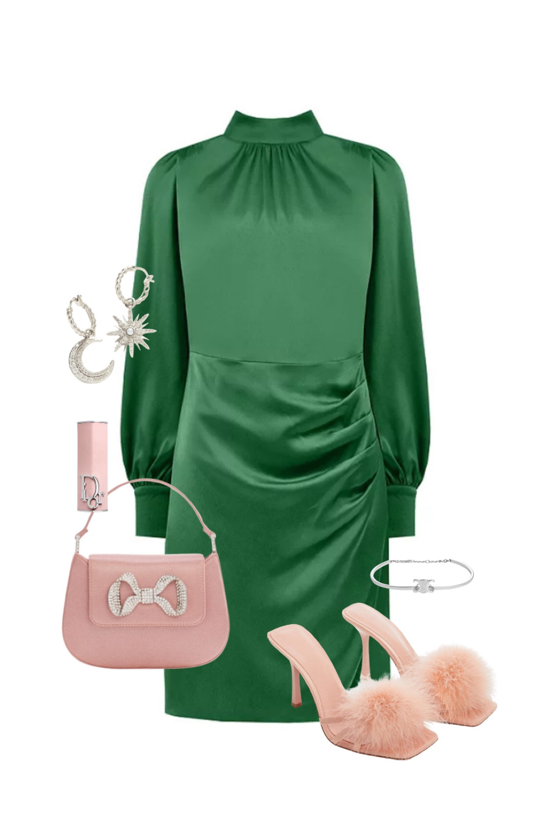 green dress polyvore Women's House of the Dragon Alicent Hightower Costume main image 0