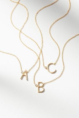 Delicate Monogram Necklace | Anthropologie (US)