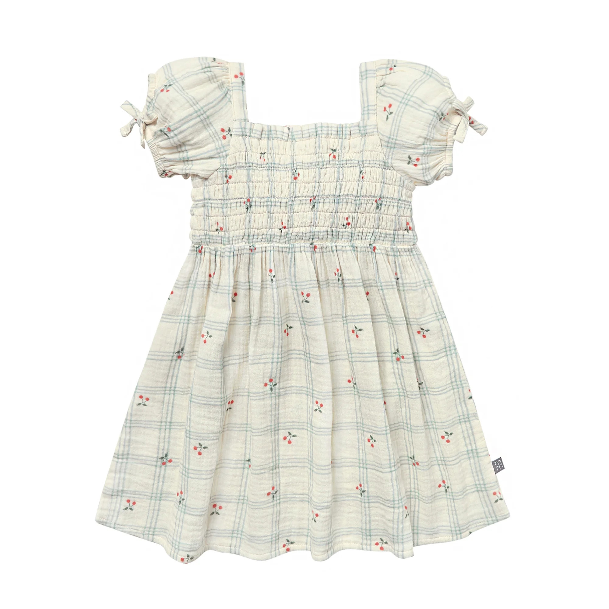 Modern Moments by Gerber Toddler Girl Smocked Dress with Bows, Sizes 12M-5T - Walmart.com | Walmart (US)