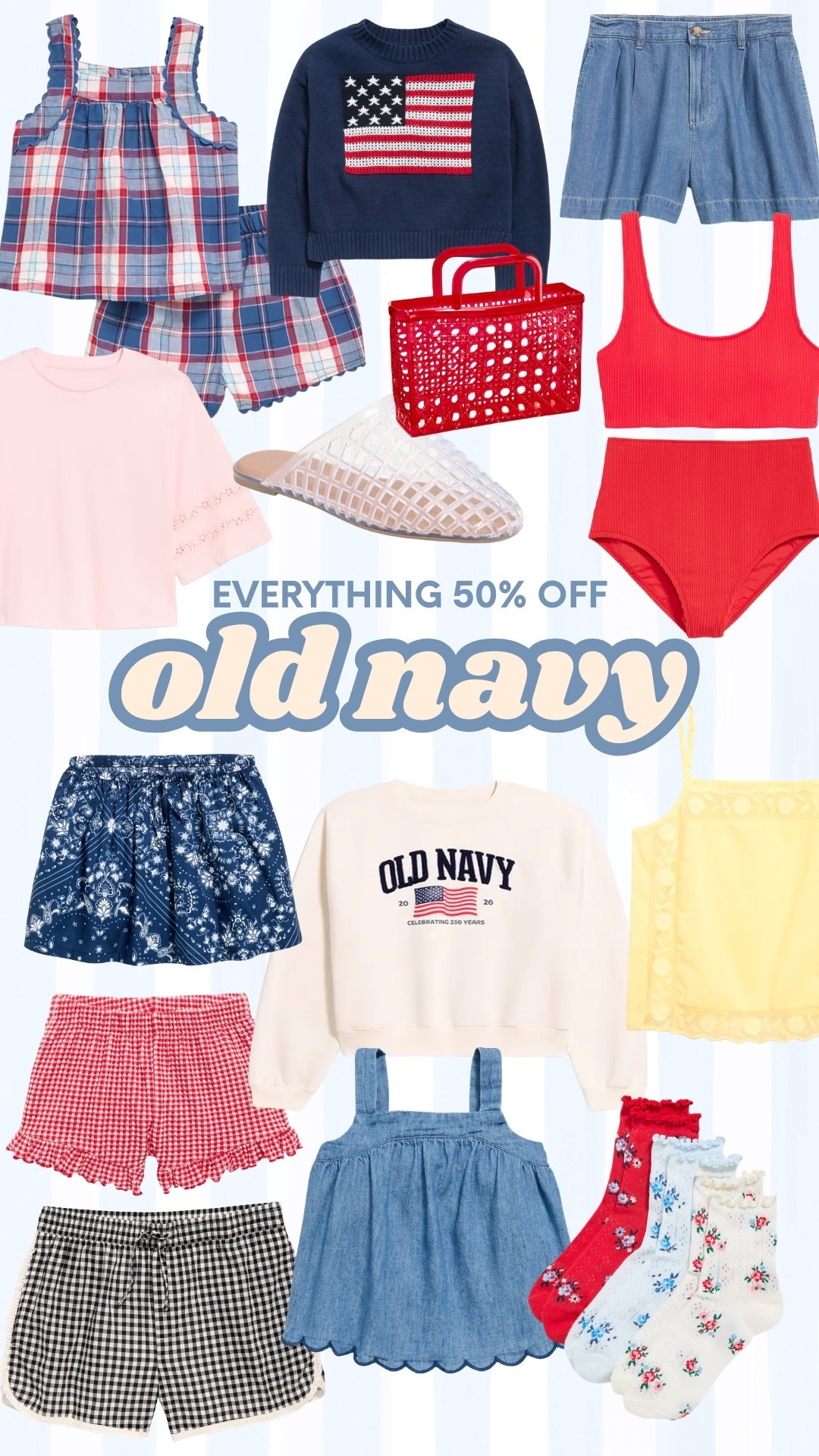 Everything is 50% at Old Navy! Stock up on all things summer

THEBLOOMINGNEST old navy swim summer sandals kids toddler dresses shorts 

#LTKSeasonal #LTKSaleAlert