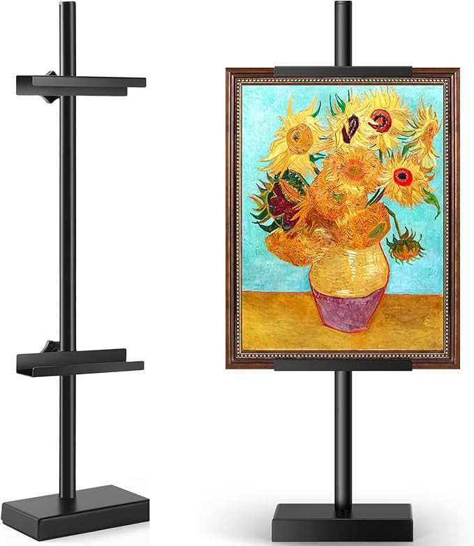 Adjustable Tabletop Easel Stand, Picture Easels for Display up to 28.5 Inches, Heavy Duty Metal P... | Amazon (US)