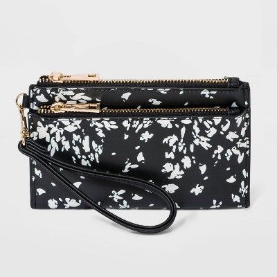 Floral Print Wristlet Pouch - A New Day™ | Target