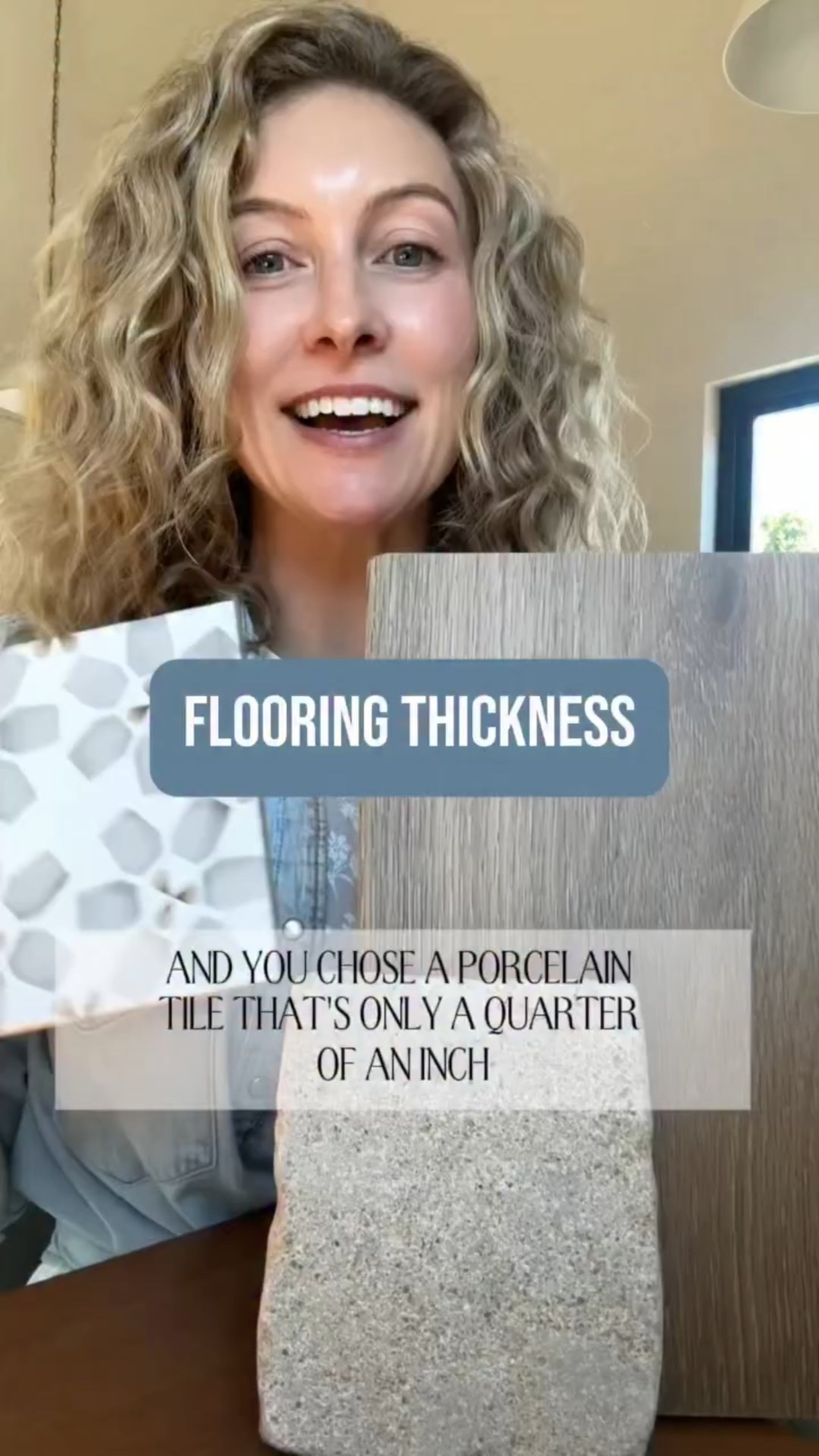 Flooring isn’t one-size-fits-all 👣 From tile to wood to laminate, each material has its own thickness, feel, and finish. A small detail that makes a big difference in your space. #HomeDesign #FlooringTips 

#LTKStyleTip #LTKHome