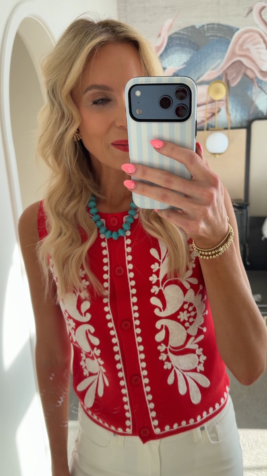 Love this embroidered vest!