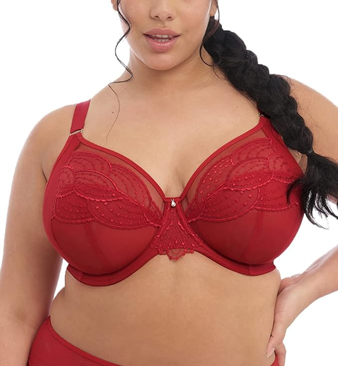 Elomi Women's Plus Size Priya Underwire Plunge Bra | Amazon (US)