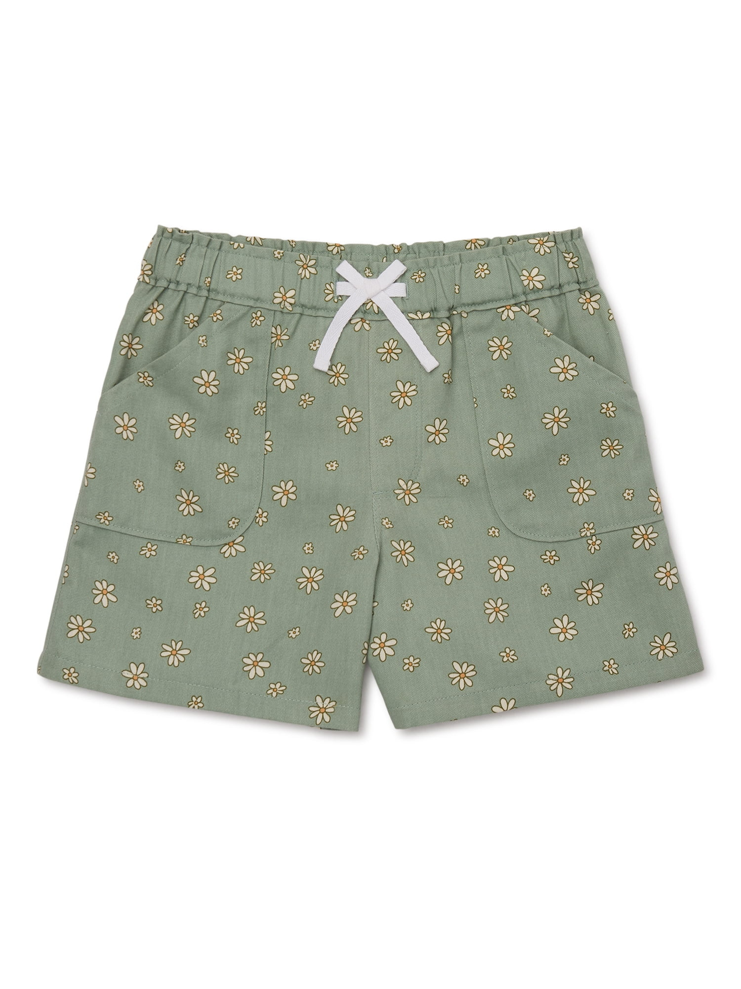 Wonder Nation Girls Pull On Shorts, Sizes 4-18 & Plus | Walmart (US)