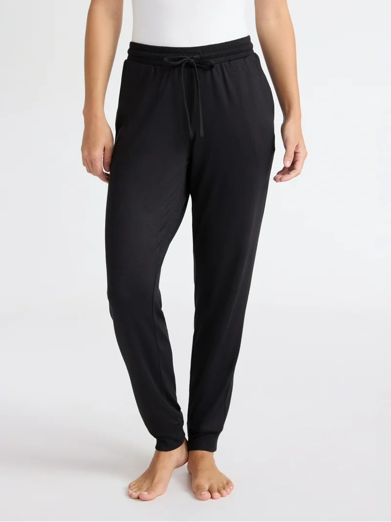 Joyspun Women's Cozy Lounge Collection Hacci Knit Sleep Joggers, 29'' Inseam, Sizes XS-3X | Walmart (US)