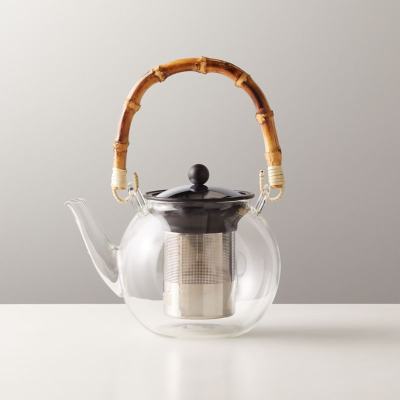 Bodum Assam Tea Press with Bamboo HandleCB2 Exclusive In stock and ready to ship.ZIP Code 73101Ch... | CB2