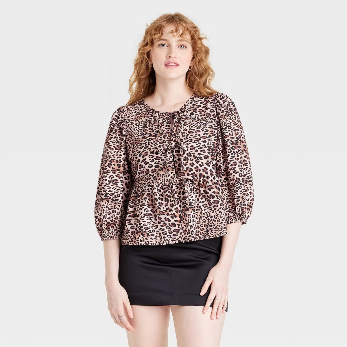 Women's Balloon 3/4 Sleeve Blouse - A New Day™ | Target