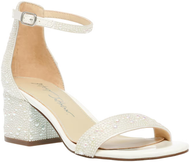 Betsey Johnson Women's Mari Block Heel Evening Sandals - Macy's | Macy's