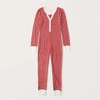 Cozy Henley Sleep Jumpsuit | Abercrombie & Fitch (US)