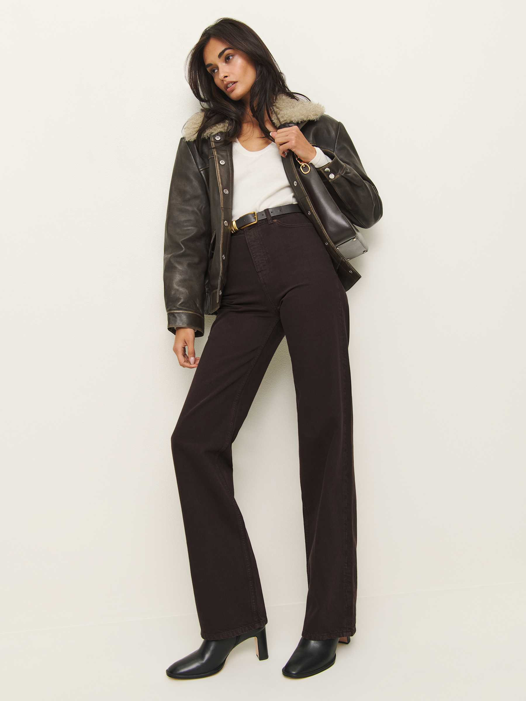 Wilder High Rise Wide Leg Jeans | Reformation (Global)