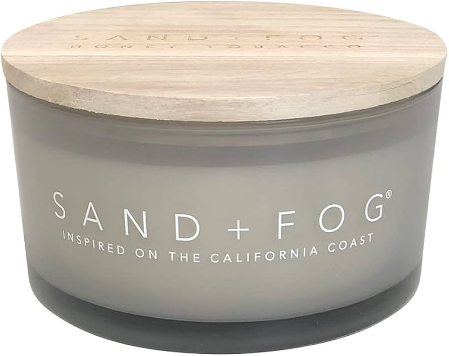 Sand + Fog Scented Candle - Honey Tobacco - Additional Scents and Sizes – 100% Cotton Lead-Free... | Amazon (US)