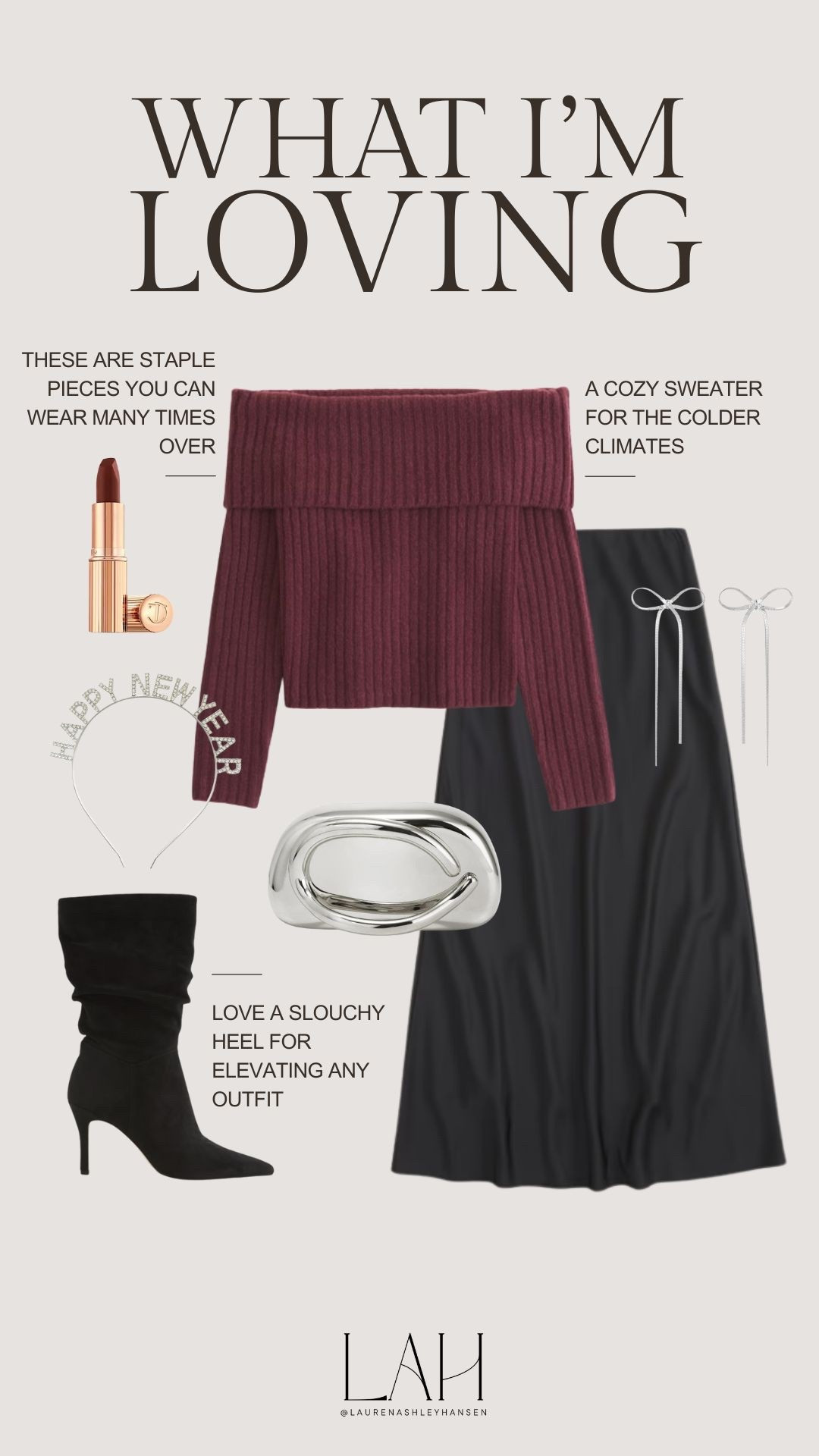 I’m loving these affordable pieces for the holiday season! This would be perfect for a more casual New Year’s Eve if you’re just doing a dinner or small gathering! 

#LTKHoliday