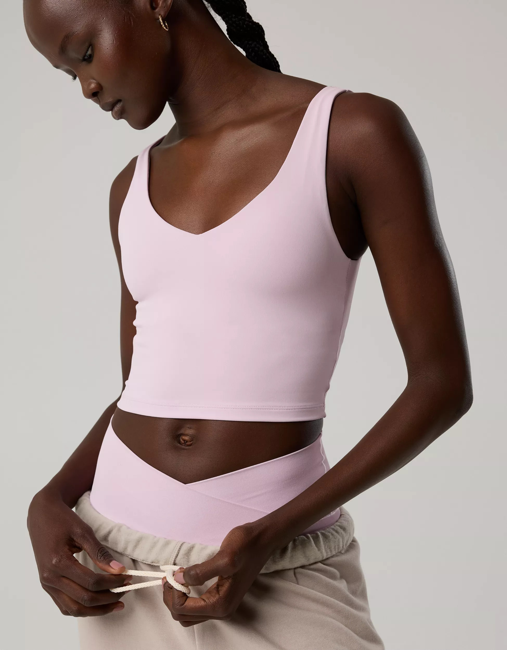 OFFLINE By Aerie Real Me Low Key Longline Sports Bra | Aerie