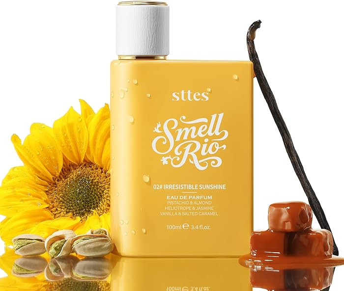 Sttes Perfume 02# Irresistible Sunshine for Women - Pistachio, Vanilla & Salted Caramel Eau de Pe... | Amazon (US)