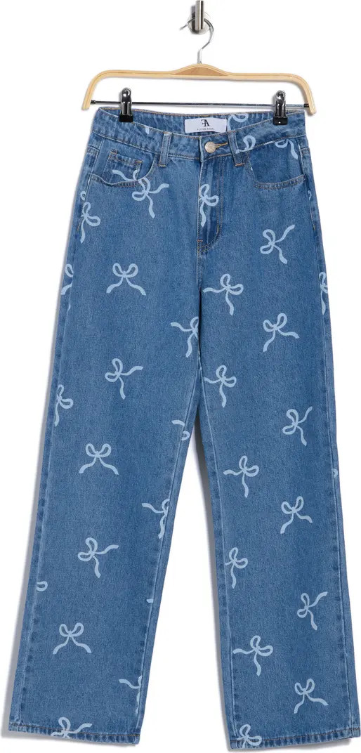 Allover Bow Print Jeans | Nordstrom Rack