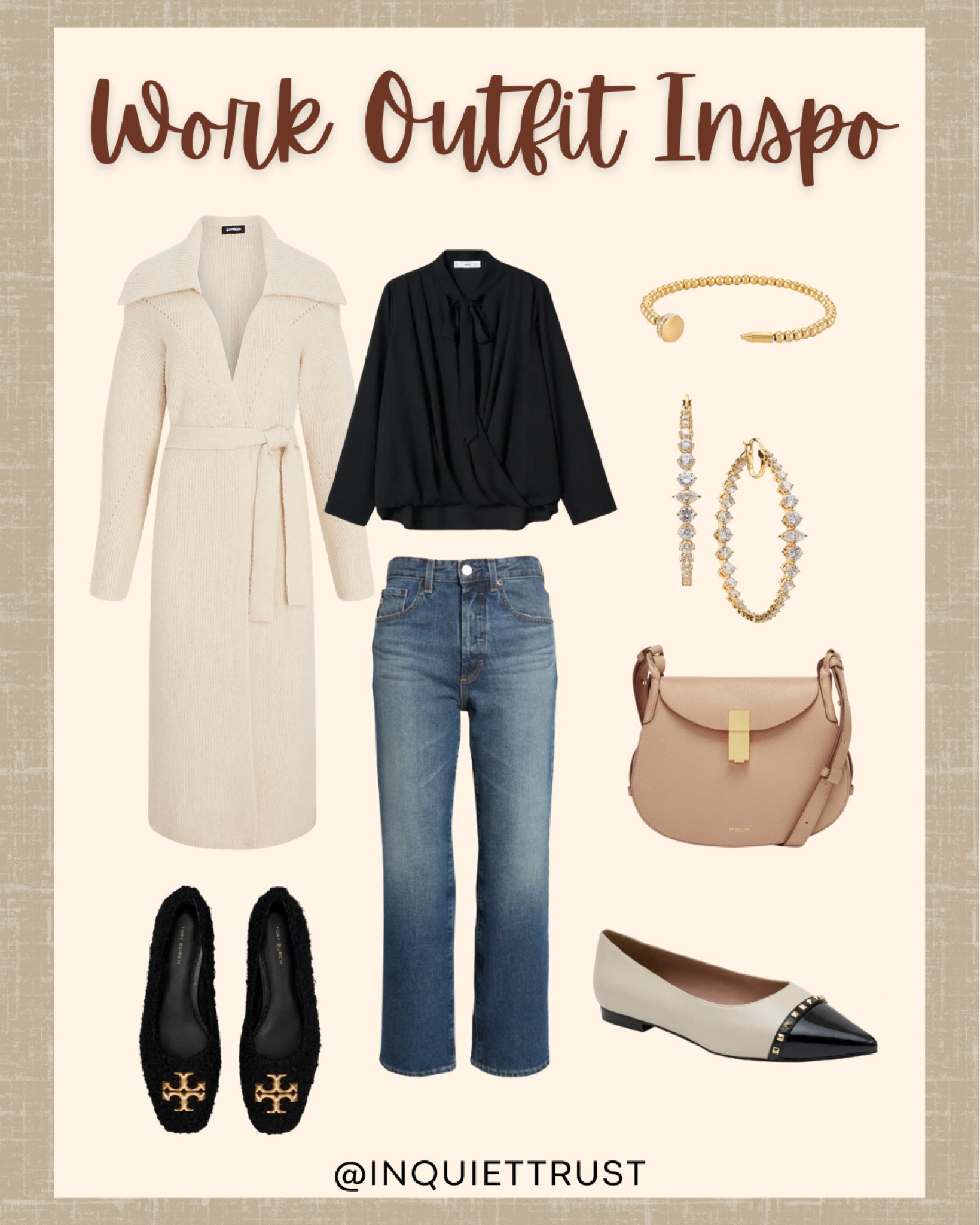 Cute and easy work outfit inspo!

#workwear #fashionfinds #officeoutfit #smartcasualwear

#LTKFind #LTKworkwear #LTKstyletip