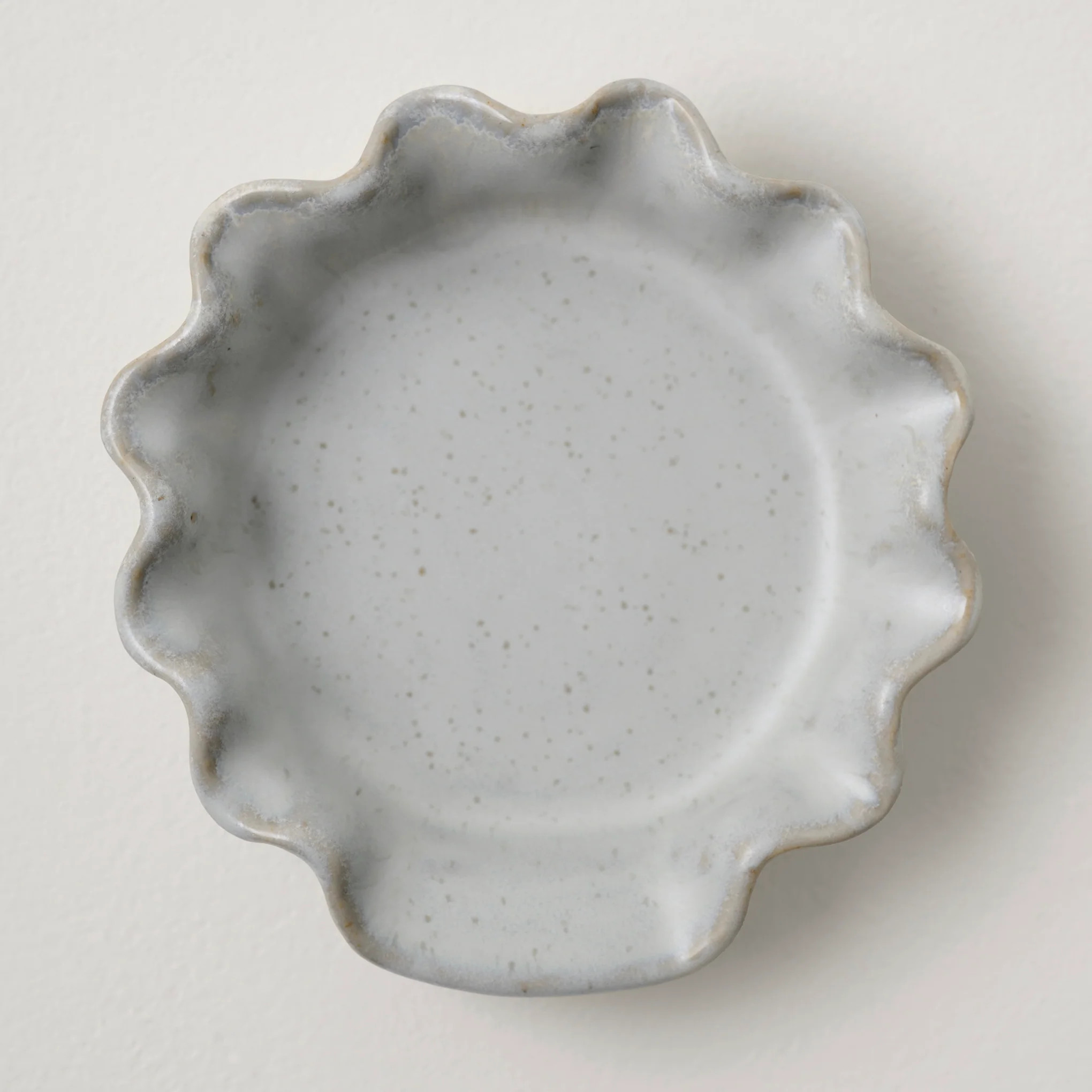 French Grey Ruffle Spoon Rest | Magnolia