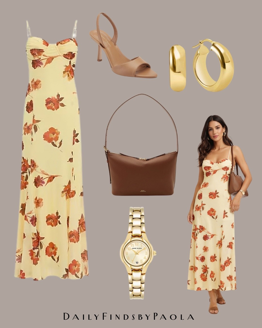The prettiest floral maxi dress for spring and summer weddings, brunch, or special events. I styled it with neutral heels, a classic brown shoulder bag, and gold jewelry for an effortless elegant look. Such a beautiful feminine outfit that’s easy to wear and perfect for warm weather events. 

Shop the look below🤎🌻

#LTKootd #LTKSeasonal #LTKU